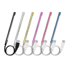 GREEN HOUSE USB 10LED���C�g �t���L�V�u���^�C�v �V���o�[ GH-LED10FLS