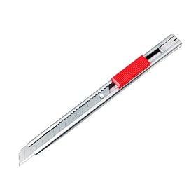 Premium-Grade Retractable Slim Pen Knife - Stainless Steel by Snapper