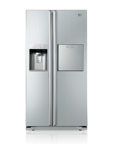 LG Electronics GW-P227HANV Side by Side / Kühl-Gefrier-Kombi / A+ / 175.3 cm Höhe / 443 kWh/Jahr / 365 L Kühlteil / 173 L Gefrierteil / Brushed Steel