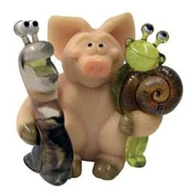 Little Monster Piggin' Figurine