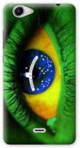 Case Carcasa Wiko Pulp Fab 4G Bresil - - Brésil oe?il B -