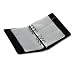 Samsill 81270 Samsill Regal Leather Business Card Binder, 20-Card Cap, 7-3/4x5-3/4, Black