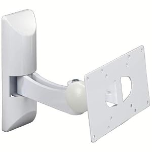 Hama TV Wandhalterung, Fullmotion, für 25 - 81 cm (10 - 32 Zoll) Fernseher, max.20 kg, Weiß