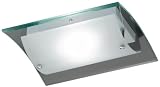 Honsel Leuchten 88551 Honsel Deckenleuchte chrom Glas weiß matt