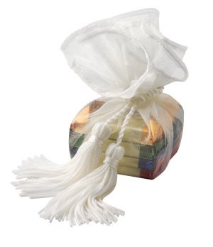 Ghirardelli Chocolate Organza Wrap Favor Box
