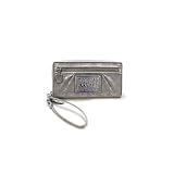 コーチ　COACH　 ポピー 長財布 オプアート <strong>ロレックス</strong> ジップアラウンド ウォレット 43401 SVGM シルバー/ガンメタル