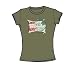 Search : I Love Lucy - Oh No You Dun'T Juniors / Girls T-Shirt In Light Olive