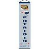 New England Patriots Super Bowl 38 Wool 8 x 32 Heritage Banner (Quantity of 1)