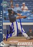 Anthony Sanders, Knoxville Smokies - Blue Jays Affiliate Autographed Card