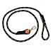 ZippyPaws Climbers Mountain Climbing Rope Dog Leash (Black, 4-Feet)