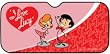 I Love Lucy Car Front Windshield Sunshade