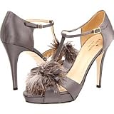 ANNE KLEIN Women's Coe Brown Leather Stiletto Ankle Boots - 9.5 M US