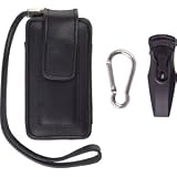 New Universal Fitted Vertical Leather Cell Phone Pouch