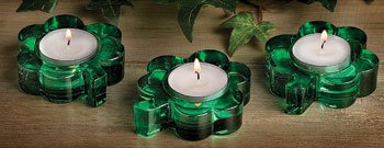 Shamrock Tealight Holders - & Votives