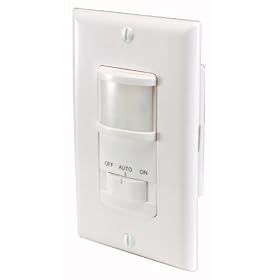 Heath Zenith SL-6107-WH Motion Activated Wall Switch