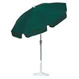 Arden 8.5 Foot Aluminum Garden Umbrella, Hunter Green