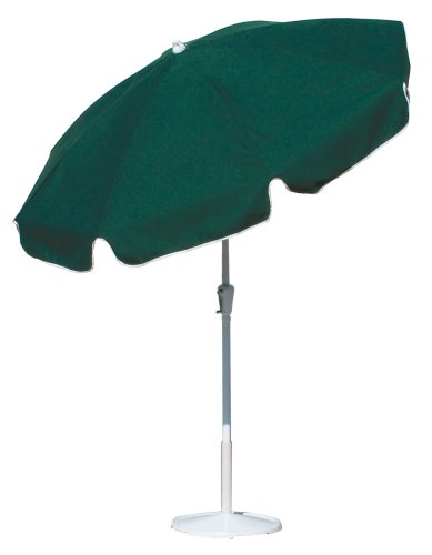 Arden 8.5 Foot Aluminum Garden Umbrella, Hunter Green