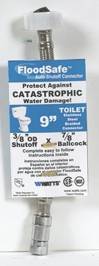 Watts FloodSafe 3 8 by 7 8 by 9 Faucet Connector 2 Pack #MFS SCT9 614W