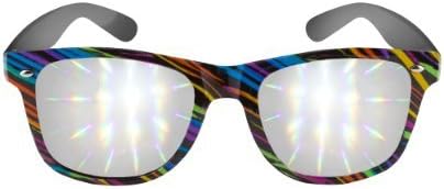 Diffraction Glasses - High Quality Effect - Rave Accessories - Black Magic by Eye Love Shadez