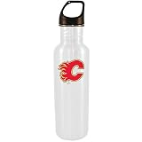 Mustang Calgary Flames 750Ml Stainless Steel Water Bottle 26 Ounces