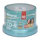 Memorex LightScribe - 50 x CD-R - 700 MB ( 80min ) 52x - LightScribe - spindle - storage media