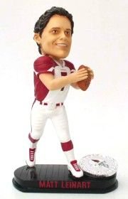 Arizona Cardinals Matt Leinart Forever Collectibles Black Base Edition Bobble Head