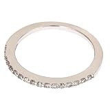 14K White Gold Diamond Wedding Anniversary Band Ring 0.22ct