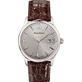 Quartz Leather Strap Silver Tone Dial By Tommy Bahama