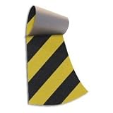 Longboard Grip tape Sheet 10 inx48 in YELLOW SAFETY STRIPE Skateboard Griptape