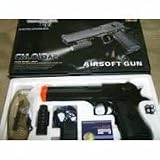 semi automatic pistol air soft gun