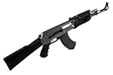 High Performance AEG Package: 400 FPS CYMA AK47 Full Metal Gearbox AEG Rifle w/ Tactical RIS - CM028A