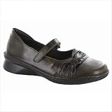 Women's Tone Flat Color: Oak Leather / Espresso Leather, Size: 40