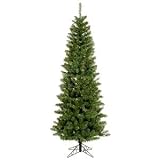 Vickerman 7.5 Foot Salem Pencil Pine DuraLit Christmas Tree