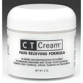 CT Cream - Treatment for Repetitive Strain Injuries Including Carpal Tunnel Syndrome