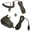 Mains + in Car Charger Lead Cable for ALL Garmin Devices including Nuvi Nüvi Street Pilot Streetpilot eTrex Ledgend Forerunner Colorado