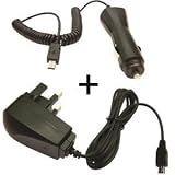 Mains + in Car Charger Lead Cable for ALL Garmin Devices including Nuvi Nüvi Street Pilot Streetpilot eTrex Ledgend Forerunner Colorado