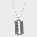 Silver Star CHROME RAZORS EDGE Pendant Necklace