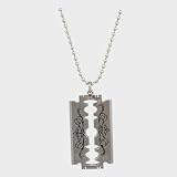Silver Star CHROME RAZORS EDGE Pendant Necklace