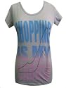 Public Library Sex and the City Shopping is My Cardio Silver Ladies/Juniors T-Shirt Tee