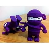 High Quality 8 GB Ninja Shape USB Flash Memory Drive (Purple) High Quality 8 GB Ninja Shape USB Flash Memory Drive (Purple)