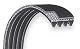 Dayton 3X542 Poly V Belt, Rma 490j6