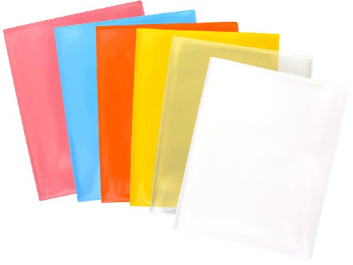 StoreSMART - Jewel Colors - 6-pack: 1 of each color - Plastic Archival Twin Pocket Folders - For Business, School, & Home - R900JCP6