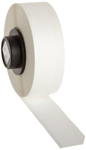 Brady PTL-8-423 TLS 2200 and TLS PC Link 0.5 Width x 50 Height, B-423 Permanent Polyester, Gloss Finish White Thermal Transfer Portable Printer BradyBondz Label