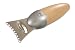 KitchenArt Apex Zester, Satin Silver/Maple