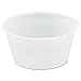 SOLO DCCP200N Polystyrene Portion Cups 2oz Translucent 250/Bag 10 Bags/Carton