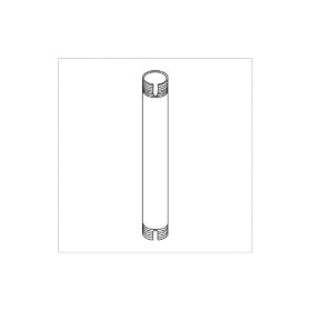 Peerless Ext 108 - Mounting Component ( Extension Column ) - Vinyl, Steel - Blac