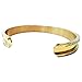 Hair Tie Bracelet For Medium & Large Wrists - New Accessory for Women - Gold Tone Stainless Steel