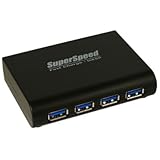 Koutech IO-HU434 4-Port SuperSpeed USB 3.0 External Hub with Fast Charge Ports