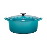 Le Creuset 4 1/2 Qt Round French Oven Caribbean Blue