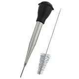 Faringdon Stainless Steel Baster Set With Rubber Bulb, 28cm Baster, Injector And Brushby Faringdon Collection